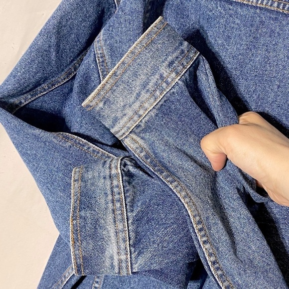 Vintage Western Concepts Big Valley Jamboree Denim Jean Jacket L - Picture 12 of 14